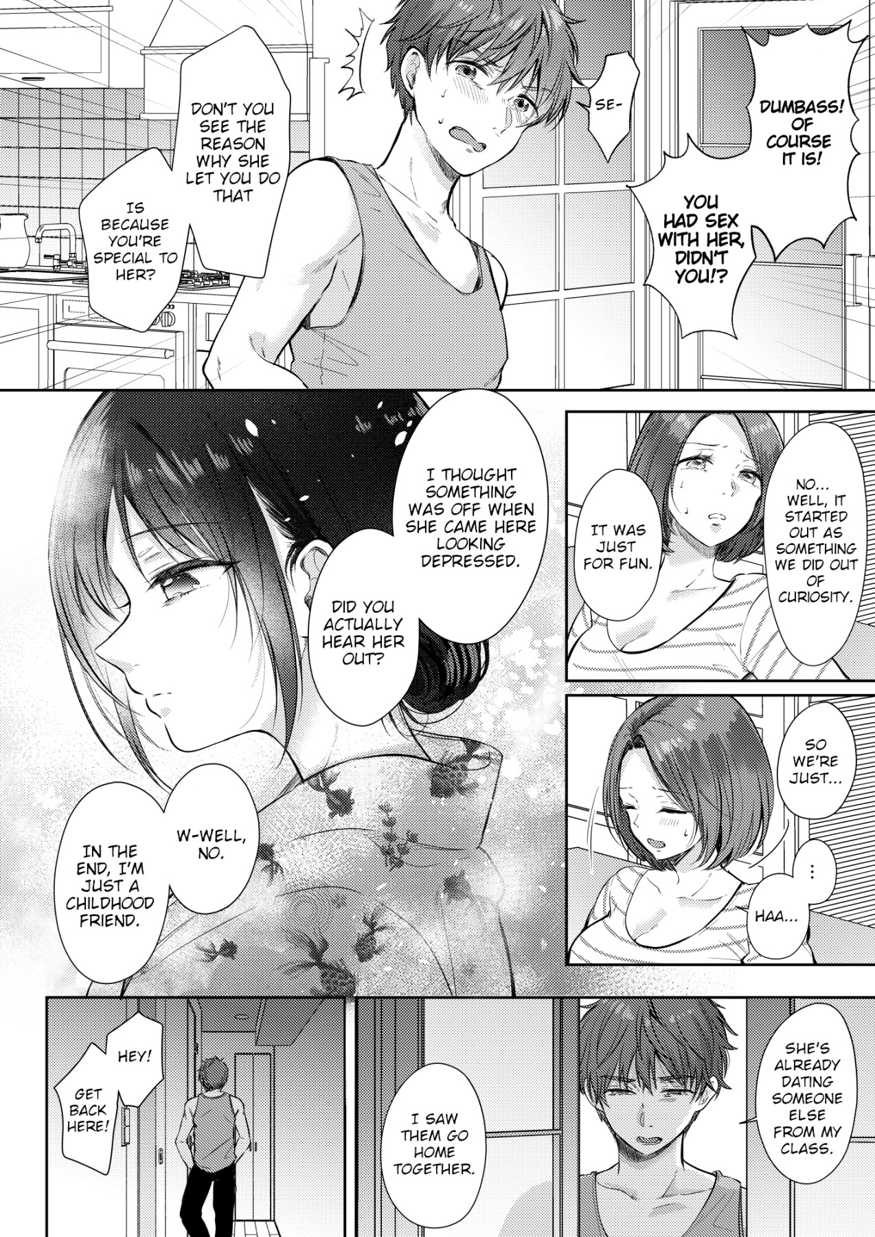 Hentai Manga Comic-I Tried Getting Laid With My Oblivious Childhood Friend Just Out of Curiosity 3-Read-12